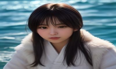 雏田本子同人漫画封面，粉色调日系漫画风格，雏田与鸣人在夕阳下的场景插图